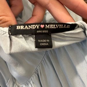 Brady Melville Light Blue Babydoll Dress
